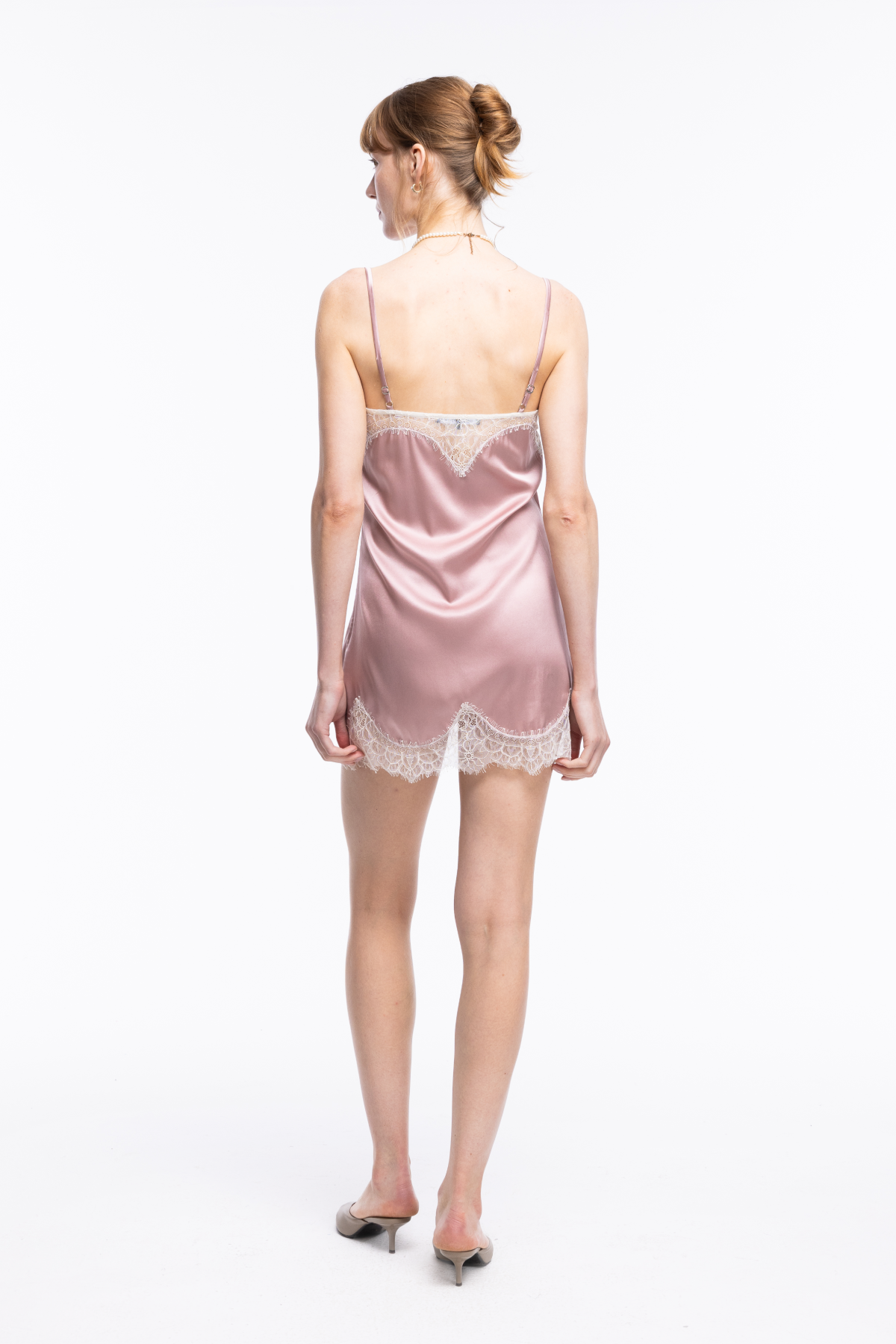 Candice İpek Elbise Soft Pembe