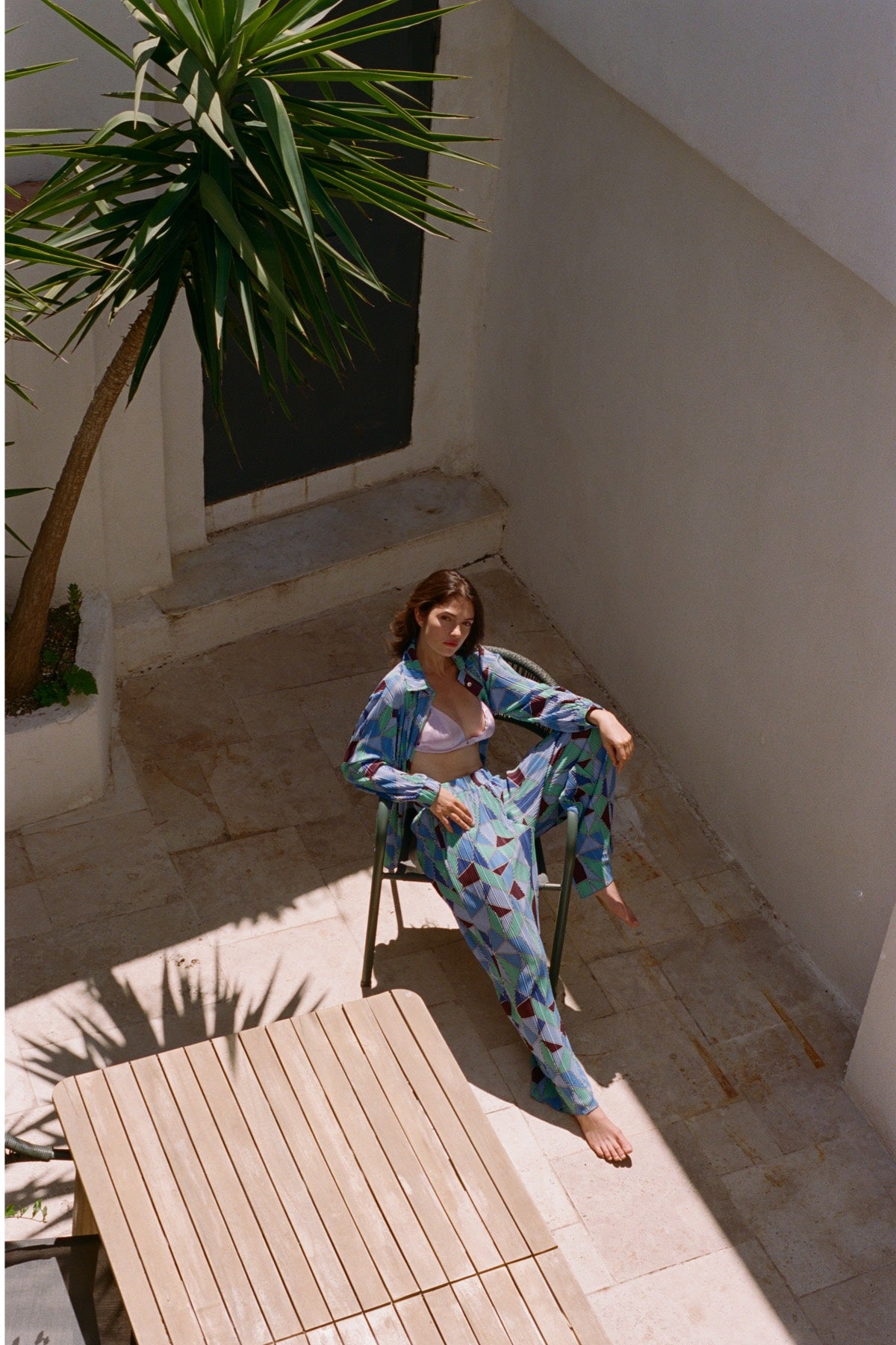 Lesia Oversize Set Blue
