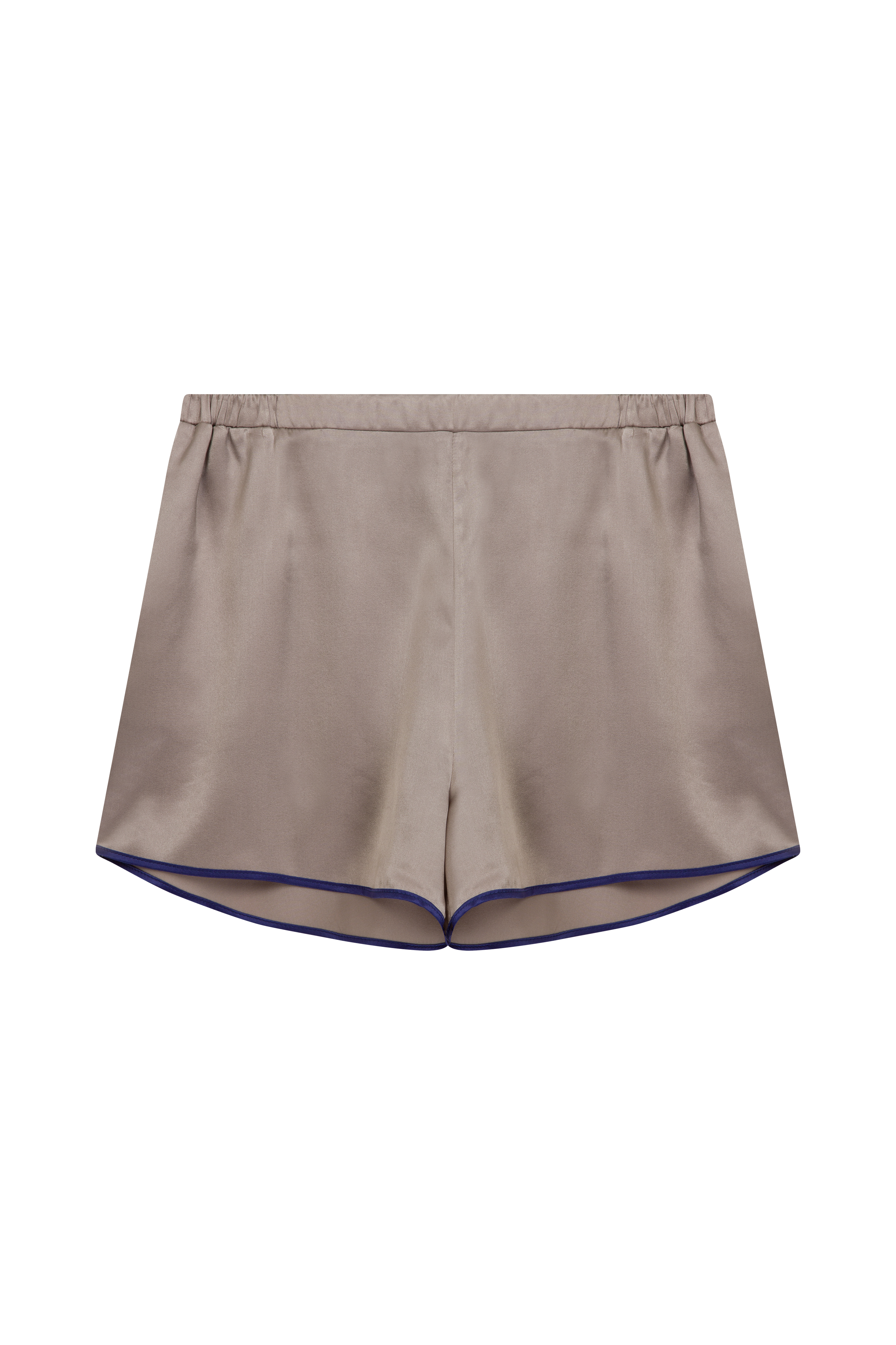 René İpek Şort Pijama Takımı Gümüş