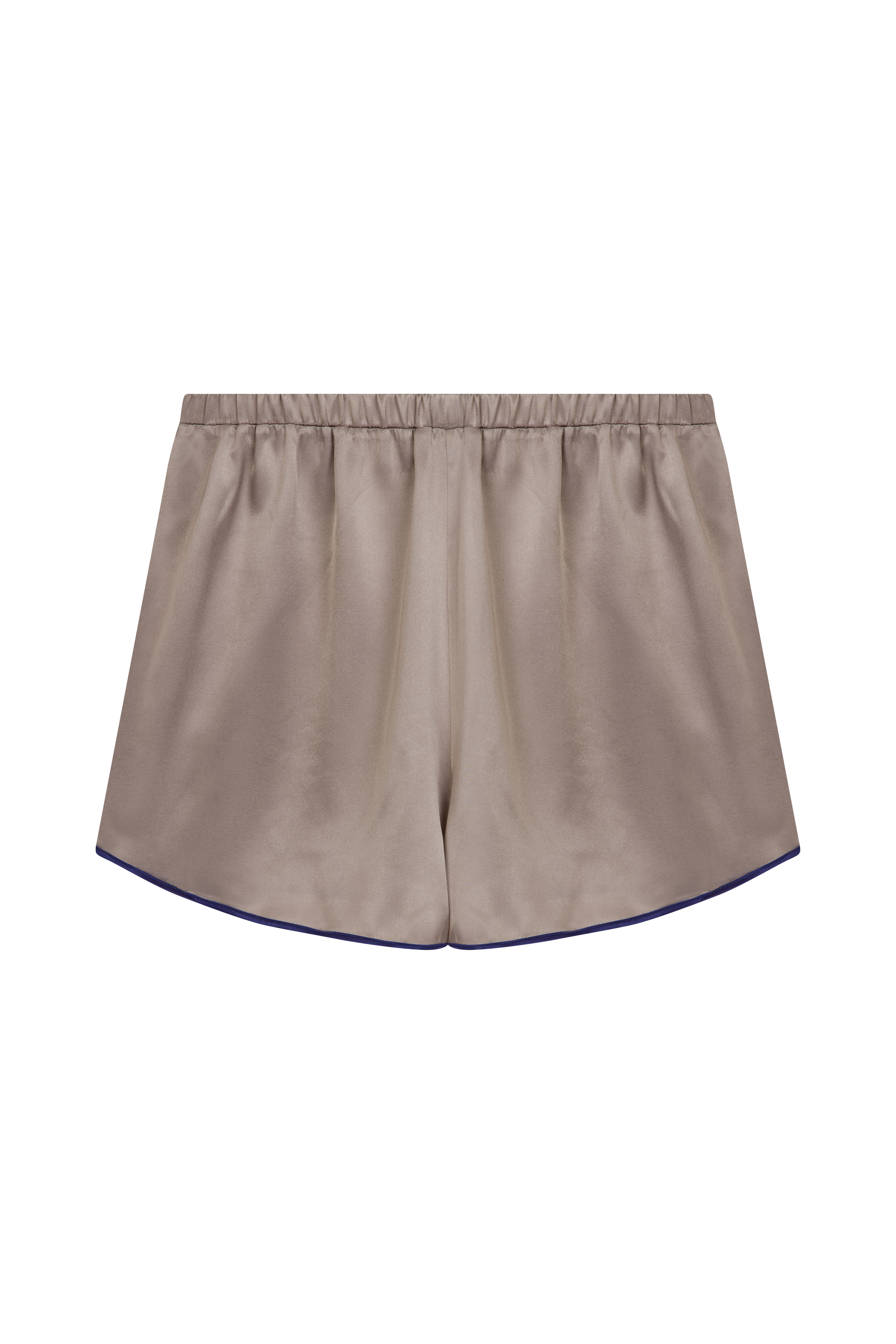 René İpek Şort Pijama Takımı Gümüş