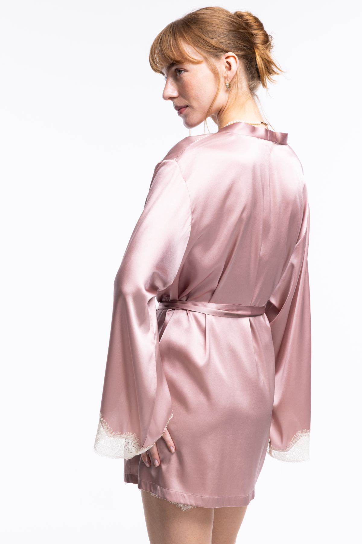 Candice İpek Sabahlık Soft Pembe