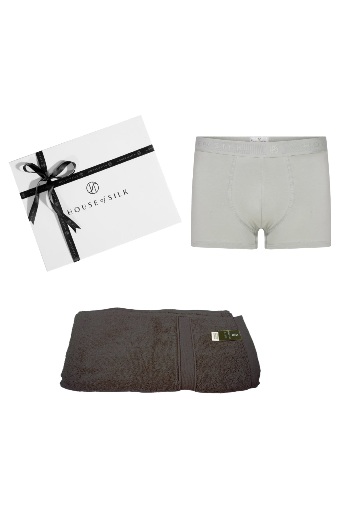 Kişiselleştirilebilir Mint Yeşili Boxer ve Havlu Hediye Seti